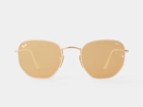 Ray-Ban Hexagonal Washed Evolve - RB3548N 9131S0 Sunglasses 3D Model