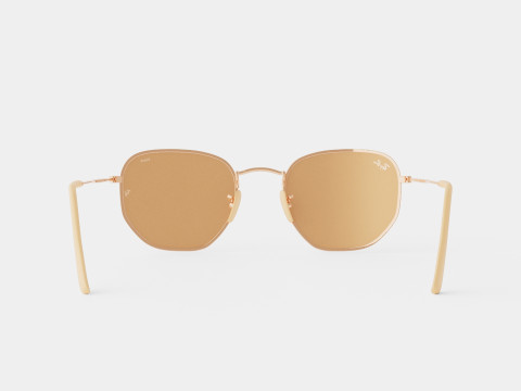 Ray-Ban Hexagonal Washed Evolve - RB3548N 9131S0 Sunglasses 3Dモデル