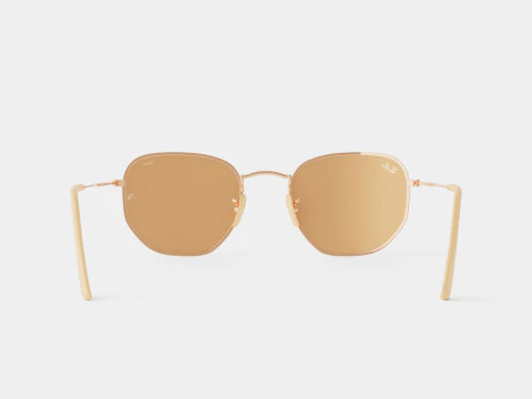 Ray-Ban Hexagonal Washed Evolve - RB3548N 9131S0 Sunglasses 3D Model