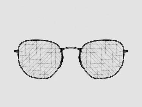 Ray-Ban Hexagonal Washed Evolve - RB3548N 9131S0 Sunglasses 3D Model