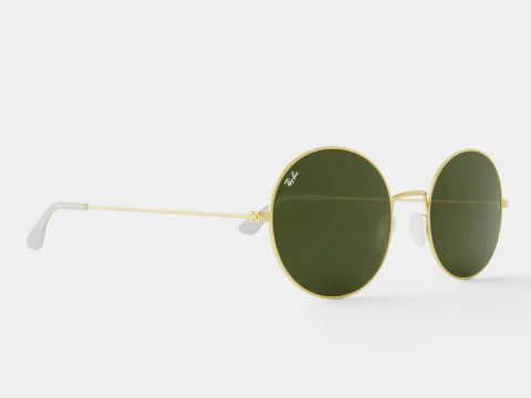 Ray-Ban Ja-Jo - RB3592 901371 Kacamata Hitam Model 3D