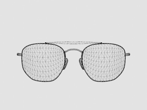 Ray-Ban Marshal - RB3648 9001I1 Sunglasses 3D Model