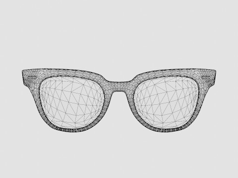 Ray-Ban Meteor Optics - RX5377 2000 Glasses 3D Модель