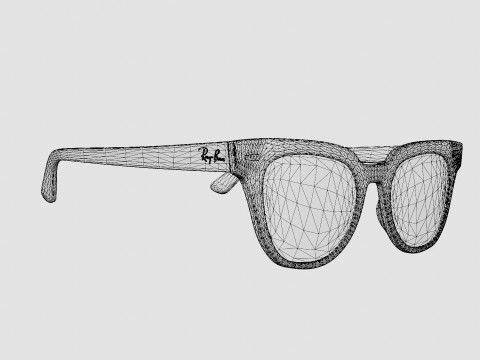 Ray-Ban Meteor Optics - RX5377 2000 Glasses 3D Модель