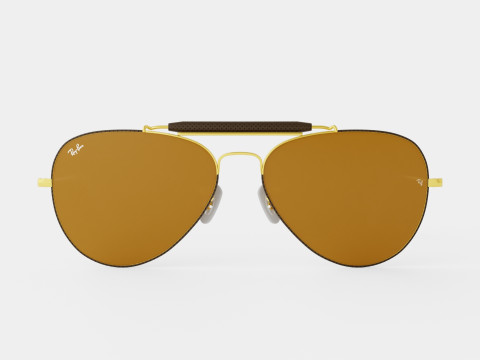 Ray-Ban Outdoorsman craft - RB3422Q 9041 Sunglasses Modello 3D