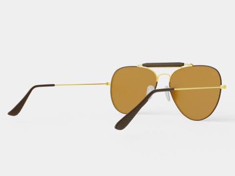 Ray-Ban Outdoorsman craft - RB3422Q 9041 Sunglasses Modello 3D