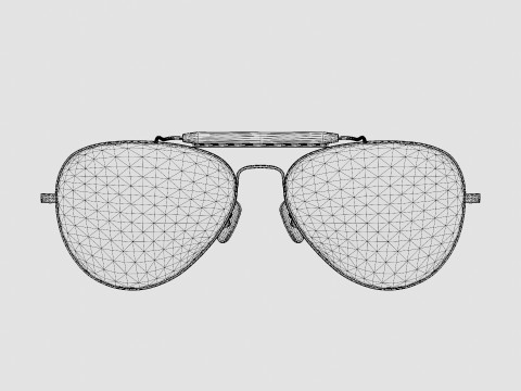 Ray-Ban Outdoorsman craft - RB3422Q 9041 Sunglasses Modello 3D