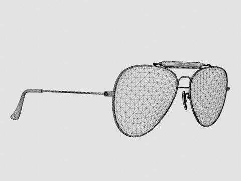 Ray-Ban Outdoorsman craft - RB3422Q 9041 Sunglasses Modello 3D