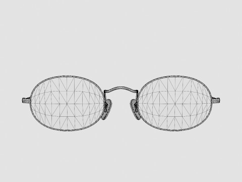 Ray-Ban Oval - RB3547 9156AJ Sunglasses Modelo 3D