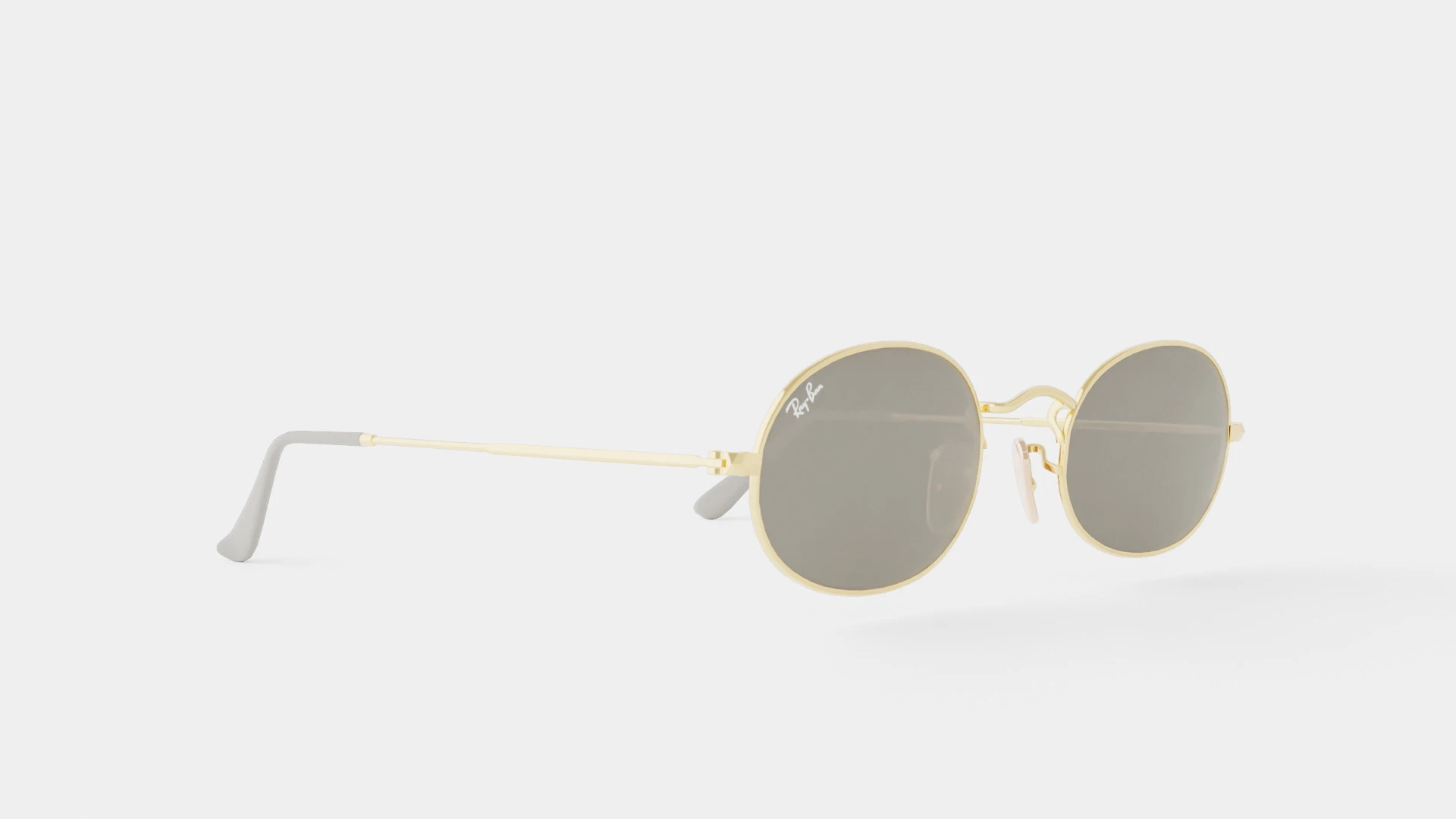 Ray-Ban Oval - RB3547 9154AH Sunglasses 3D Model .c4d .max .obj .3ds .fbx .stl .blend 