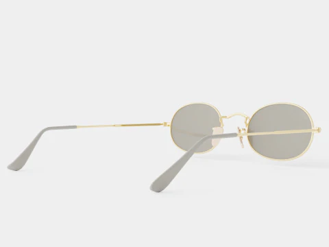 Ray-Ban Oval - RB3547 9154AH Sunglasses 3D Model