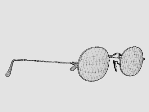Ray-Ban Oval - RB3547 9154AH Sunglasses 3D Model