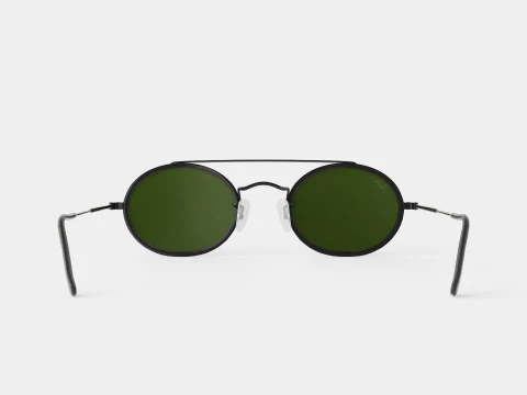 Ray-Ban Oval Double Bridge - RB3847N 912031 Sunglasses 3D Model