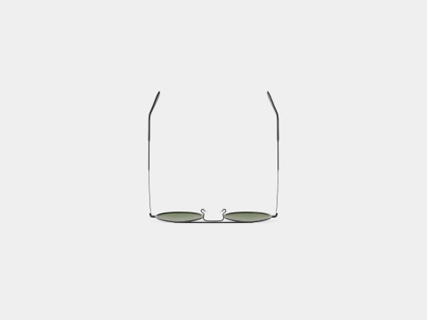 Ray-Ban Oval Double Bridge - RB3847N 912031 Sunglasses Modelo 3D