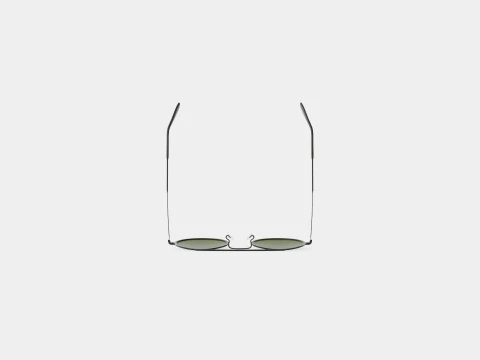 Ray-Ban Oval Double Bridge - RB3847N 912031 Sunglasses 3D Model
