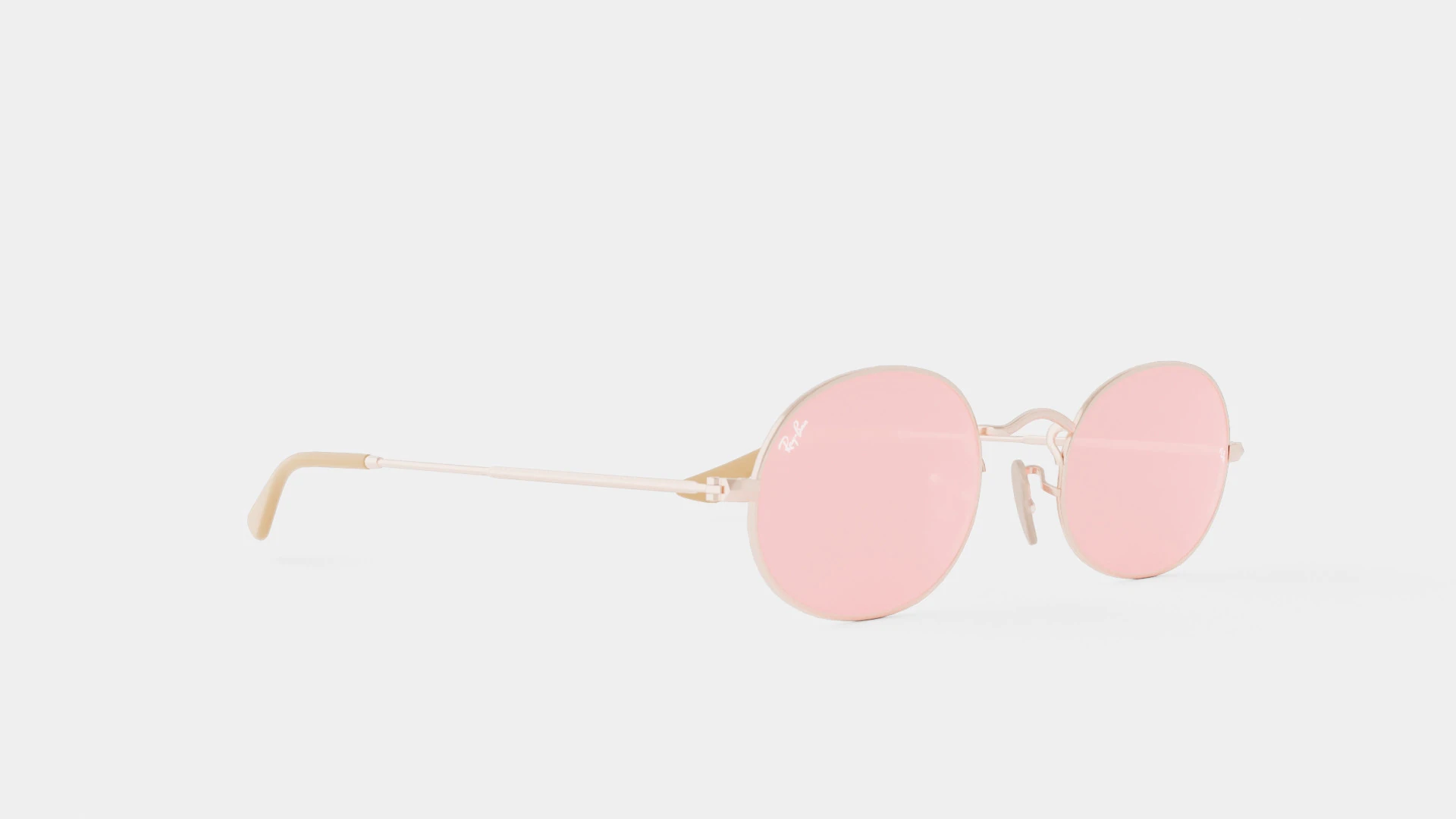 Ray-Ban Oval Washed Evolve - RB3547N 91310X Sunglasses 3D Model .c4d .max .obj .3ds .fbx .stl .blend 