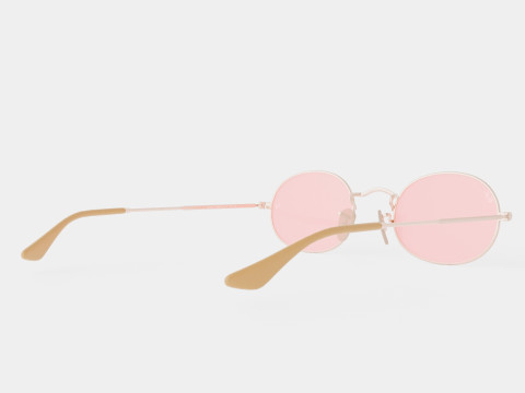 Ray-Ban Oval Washed Evolve - RB3547N 91310X Sunglasses 3D Модель