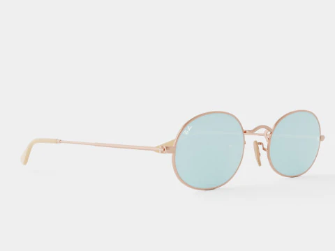 Ray-Ban Oval Washed Evolve - RB3547N 91310Y Sunglasses 3D Model