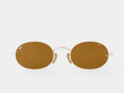 Ray-Ban Oval Washed Evolve - RB3547N 91314I Sunglasses 3D Model