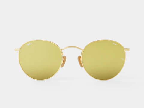 Ray-Ban Round metal - RB3447 90644C Sunglasses 3D Model