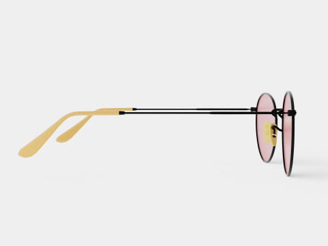 Ray-Ban Round metal - RB3447 9066Z0 Sunglasses 3D Model
