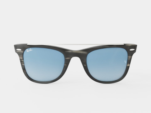 Ray-Ban Wayfarer Double Bridge - RB4540 64123F Sunglasses Modèle 3D