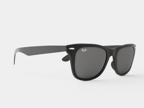 Ray-Ban Wayfarer Liteforce - RB4195 601S88 Sunglasses Model 3D