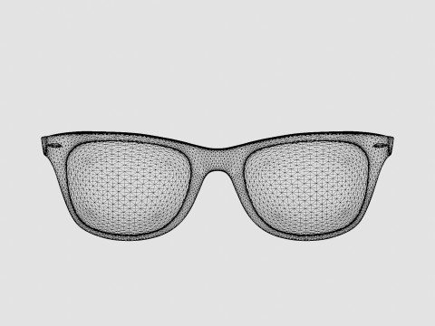 Ray-Ban Wayfarer Liteforce - RB4195 601S88 Sunglasses 3D 모델