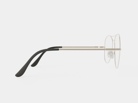 Readers - Aviator Metal Silver Glasses 3D 模型