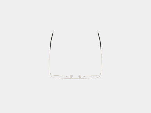 Readers - Aviator Metal Silver Glasses 3D 模型