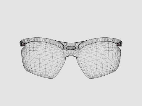 Rudy Project - Agon Ls Black SP290998 Sport Glasses 3D Model