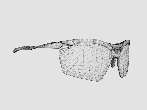 Rudy Project - Agon Ls Black SP290998 Sport Glasses 3D Model