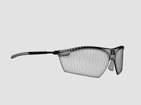 Rudy Project Rydon - MATTE BLACK ImX 2 BLACK SP537306 Sport Glasses 3D Model