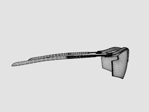 Rudy Project Rydon - MLS ORANGE GRAPHITE SP534098 Sport Glasses 3D Model