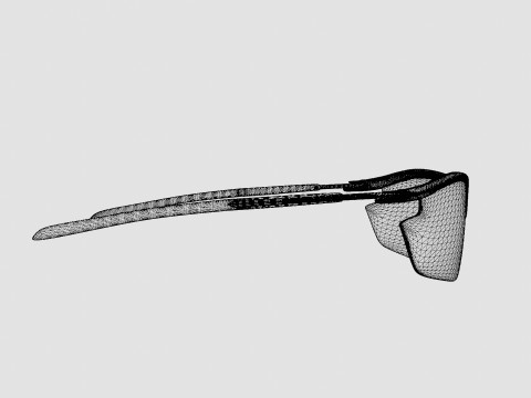 Rudy Project Rydon - Racing Red Sport Glasses 3D Модель