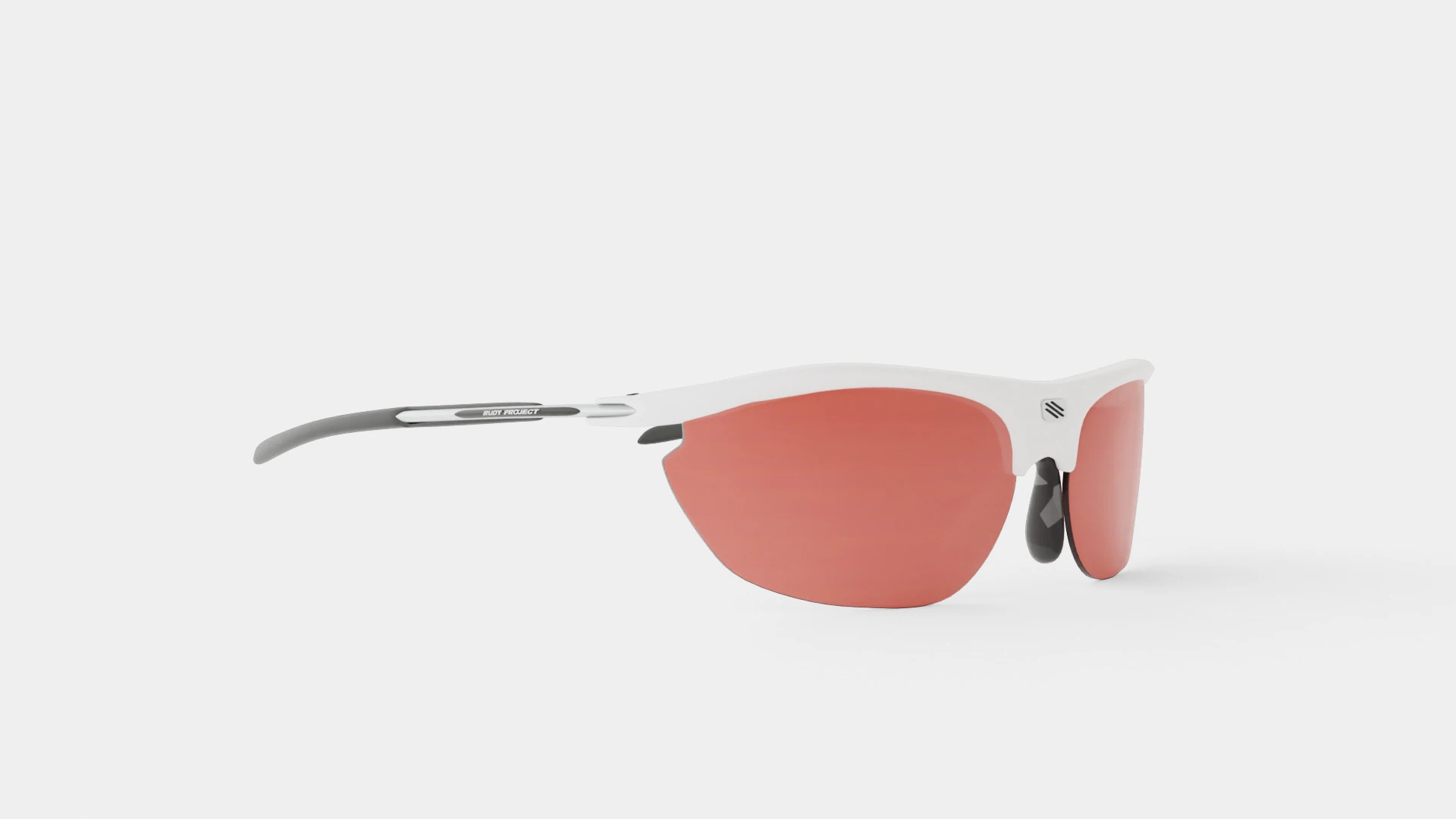Rudy Project Rydon - Rydon White Carbon Racing Red RY II Sport Glasses 3D Model .c4d .max .obj .3ds .fbx .stl .blend 