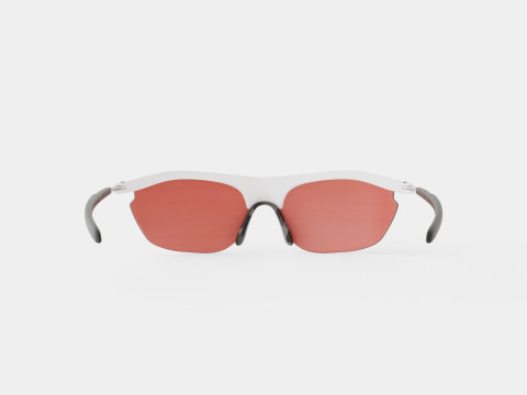 Rudy Project Rydon - Rydon White Carbon Racing Red RY II Sport Glasses 3D Model
