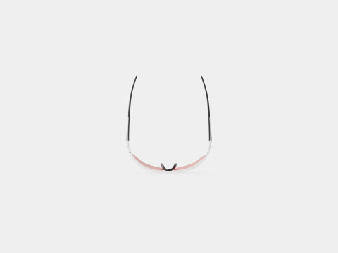 Rudy Project Rydon - Rydon White Carbon Racing Red RY II Sport Glasses 3D Model