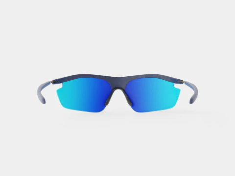 Rudy Project Rydon Slim - Polar 3FX HDR Multilaser Blue SP546547 Sport Glasses 3D Model