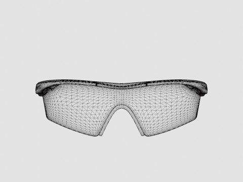 Rudy Project Space - Smoke Sport Glasses Model 3D