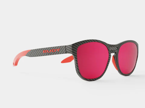 Rudy Project - Lunettes de soleil SPINAIR 56 CARBONIUM POL3FX HDR MLS ROUGE Modèle 3D