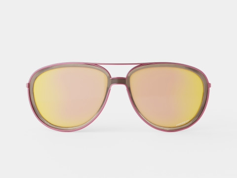 Oakley Split Time - Prizm Rose Gold OO4129 Sunglasses 3Dモデル