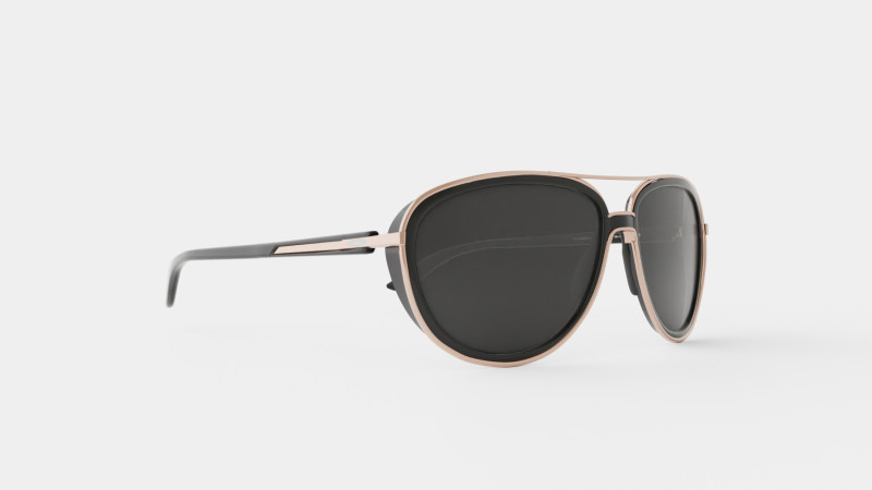 Oakley Split Time Unity Collection - Prizm Black OO4129 Sunglasses 3D Model .c4d .max .obj .3ds .fbx .stl .blend