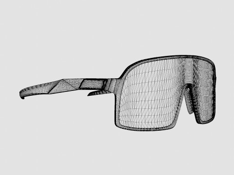 Oakley Sutro - Prizm Ruby OO9406 Sport Glasses 3D-Modell