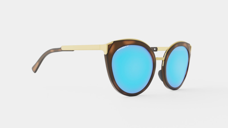 Oakley Top Knot - Prizm Sapphire Polarized OO9434 Sunglasses 3D Modell .c4d .max .obj .3ds .fbx .stl .blend