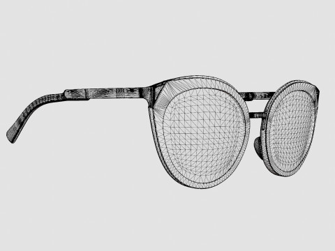 Oakley Top Knot - Prizm Sapphire Polarized OO9434 Sunglasses 3D Modell