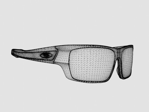 Oakley Turbine Prizm Snow Collection - Prizm Snow Black Iridium OO9263 Sport Glasses 3D Модель