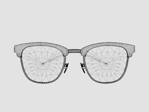 Saint Laurent - SL 108 SLIM 002 Glasses Model 3D