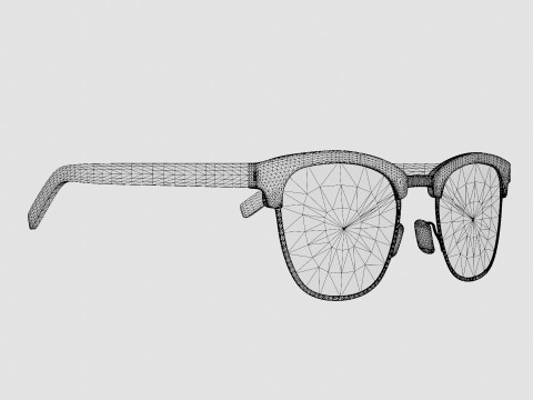 Saint Laurent - SL 108 SLIM 002 Glasses Model 3D