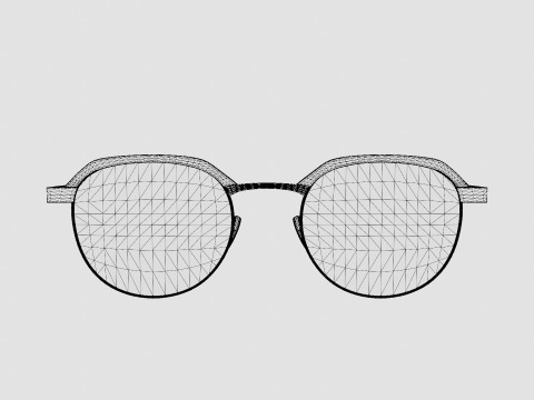 Saint Laurent - SL 124 004 Glasses 3D-Modell
